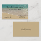 旅行代理店 名刺 (正面/裏面)