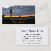 旅行代理店 名刺 (正面/裏面)