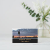 旅行代理店 名刺 (スタンド正面)