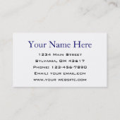 旅行代理店 名刺 (裏面)