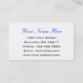 旅行代理店 名刺 (裏面)