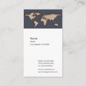 旅行代理店 名刺 (裏面)