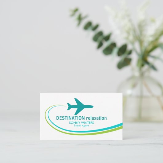 旅行代理店 名刺 (スタンド正面)
