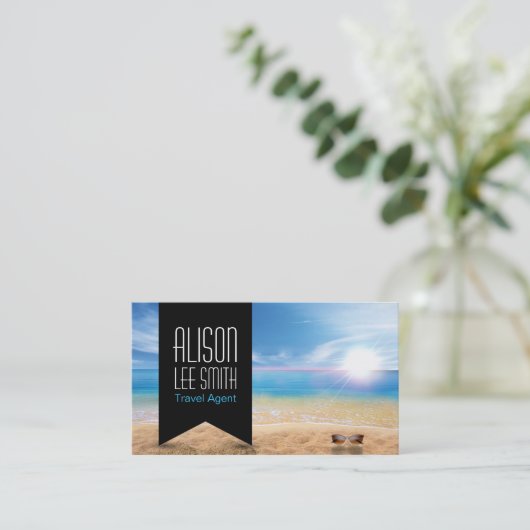 旅行代理店 名刺 (スタンド正面)