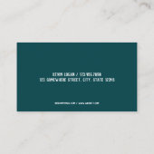 旅行代理店 名刺 (裏面)