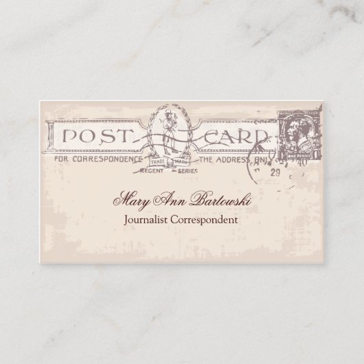 旅行代理店  名刺 (正面)