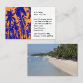 旅行代理店 名刺 (正面/裏面)