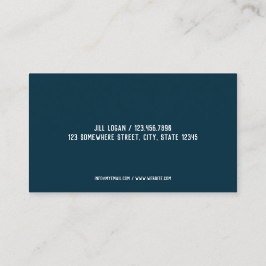 旅行代理店 名刺 (裏面)