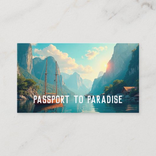 旅行代理店 名刺 (正面)