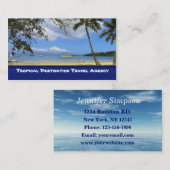 旅行代理店 名刺 (正面/裏面)