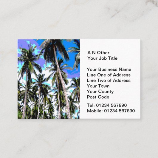 旅行代理店 名刺 (正面)