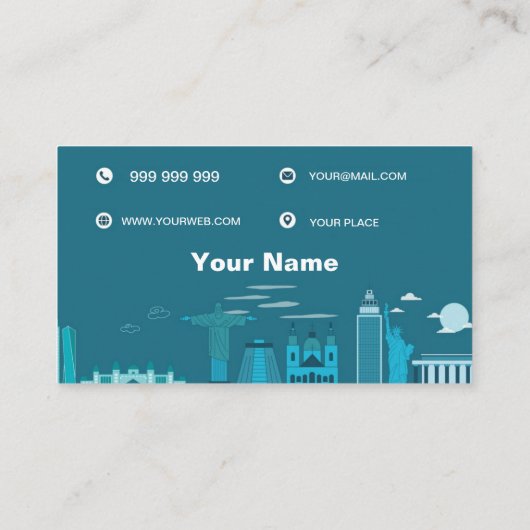 旅行代理店 名刺 (裏面)