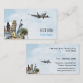 旅行代理店 名刺 (正面/裏面)