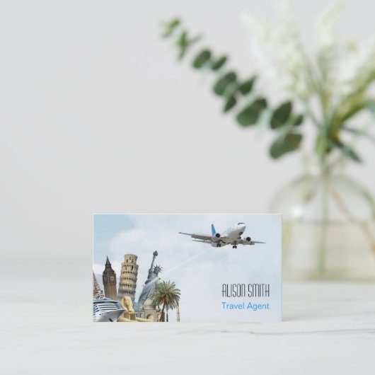 旅行代理店 名刺 (スタンド正面)