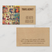 旅行代理店 名刺 (正面/裏面)
