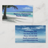 旅行代理店 名刺 (正面/裏面)