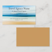 旅行代理店 名刺 (正面/裏面)