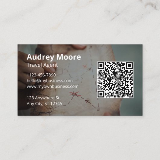 旅行代理店 名刺 (正面)