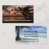 旅行代理店 名刺 (正面/裏面)