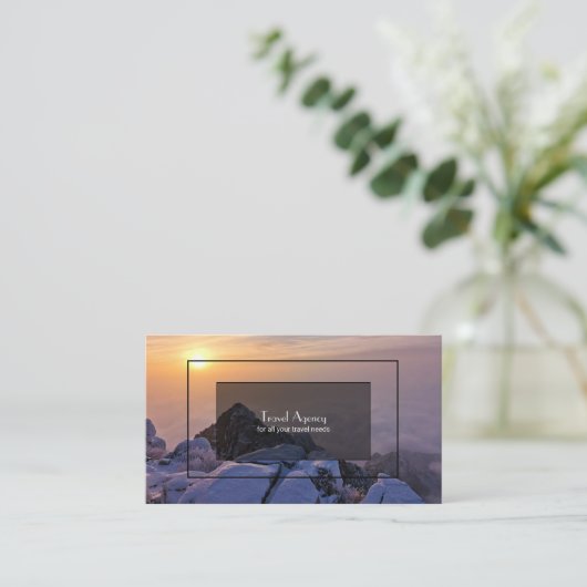 旅行代理店 名刺 (スタンド正面)