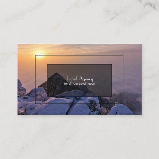 旅行代理店 名刺 (正面)