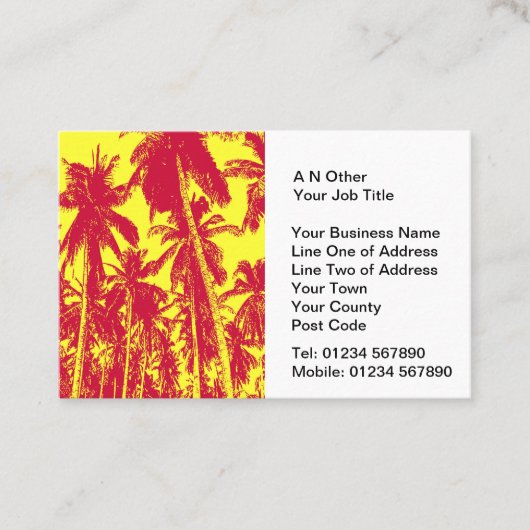 旅行代理店 名刺 (正面)