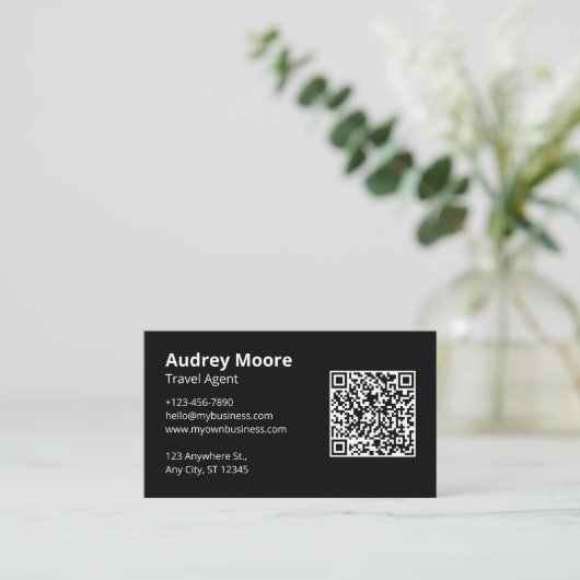 旅行代理店 名刺 (スタンド正面)