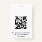 旅行代理店IDブルー海ビーチ従業員 バッジ (裏面)