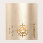 旅行代理店Passportワールドマップ写真の挿入 名刺 (外部フラット)