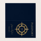 旅行代理店Passportワールドマップ写真の挿入 名刺 (外部フラット)