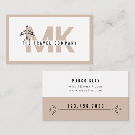 旅行代理業者名刺 名刺 (正面/裏面)