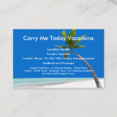 旅行休暇の専門家 名刺 (正面)