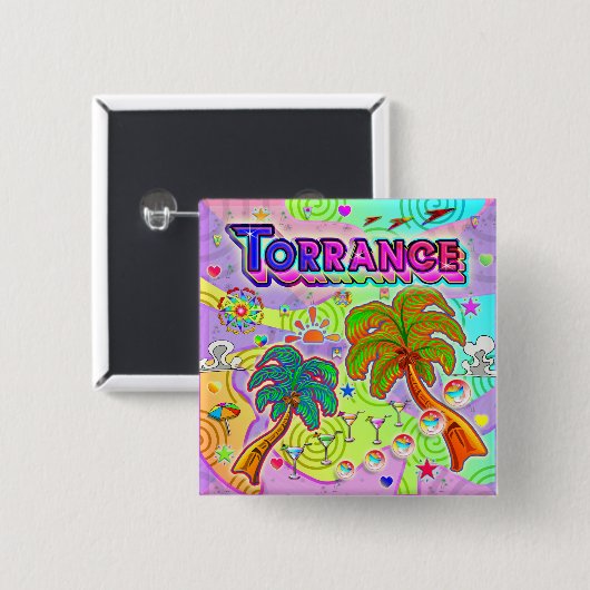 旅行休暇ターゲットボタン 缶バッジ (正面&裏面)