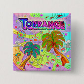 旅行休暇ターゲットボタン 缶バッジ (正面)