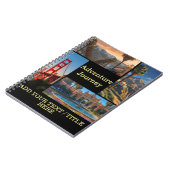 旅行休暇フォトコラージュ – Adventure Journey ノートブック (左側)