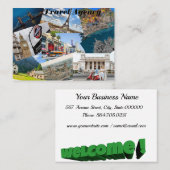 旅行会社のための名刺 名刺 (正面/裏面)