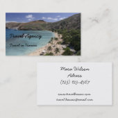 旅行会社のハワイの名刺 名刺 (正面/裏面)