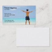 旅行会社の名刺 名刺 (正面/裏面)