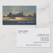 旅行会社の名刺 名刺 (正面/裏面)