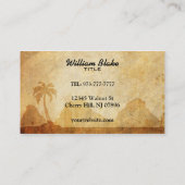 旅行会社の名刺 名刺 (裏面)