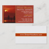 旅行会社の名刺 名刺 (正面/裏面)