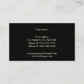 旅行会社の名刺 名刺 (裏面)