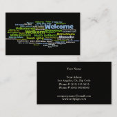 旅行会社の名刺 名刺 (正面/裏面)