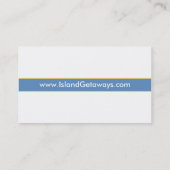 旅行会社の名刺 名刺 (裏面)