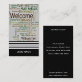 旅行会社の名刺 名刺 (正面/裏面)