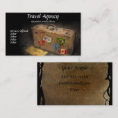 旅行会社の名刺 名刺 (正面/裏面)