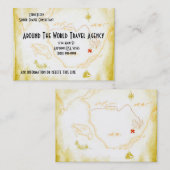 旅行会社の名刺 名刺 (正面/裏面)