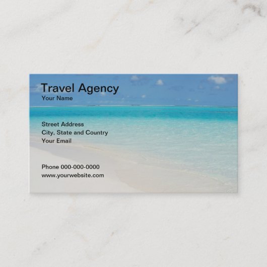 旅行会社の名刺 名刺 (正面)