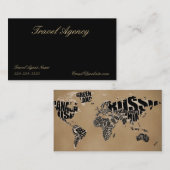 旅行会社の名刺 名刺 (正面/裏面)