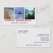 旅行会社の名刺 名刺 (正面/裏面)